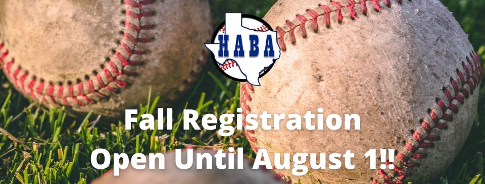 Fall Registration 2023